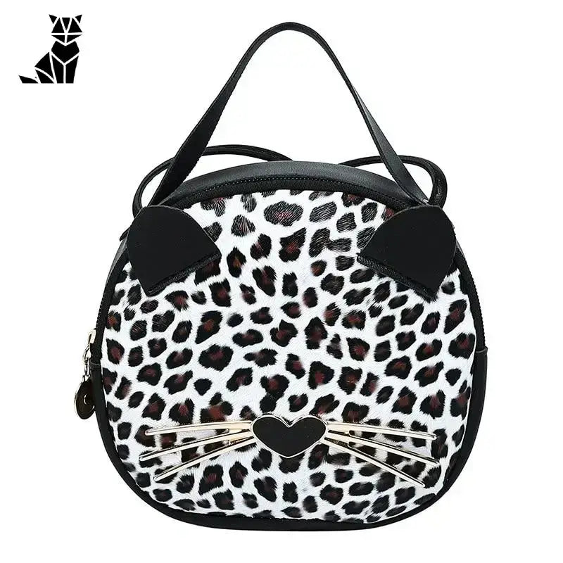 Sac à Main Miaou Fantaisie: élégance Et Style Au Quotidien - Chat à Taches Brunes