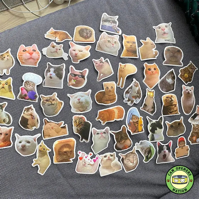 Autocollant personnalisé de votre animal de compagnie avec un tas de stickers de chats