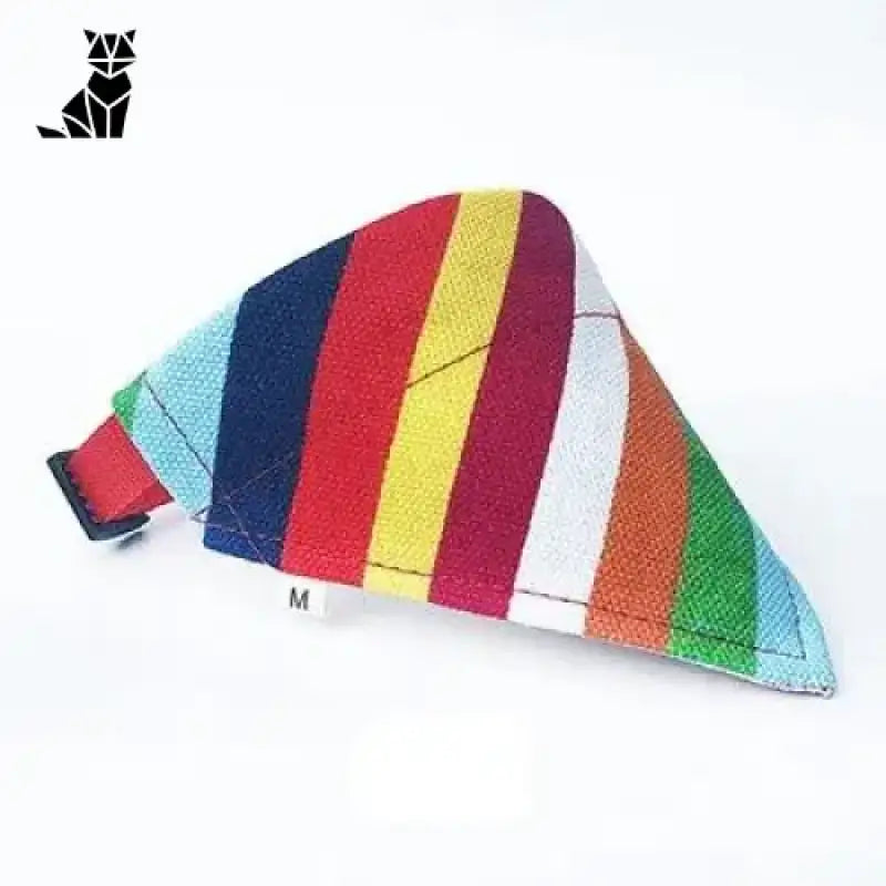 Bandana élégant Pour Chat Avec Fermeture à Clipse - Arc En Ciel / s