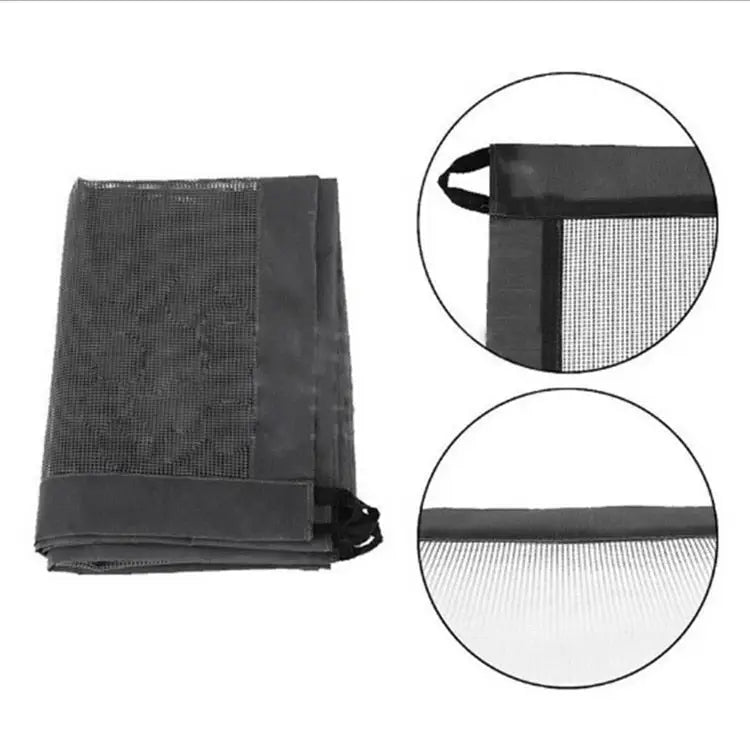 Barrière de sécurité pour chien en maille noire
