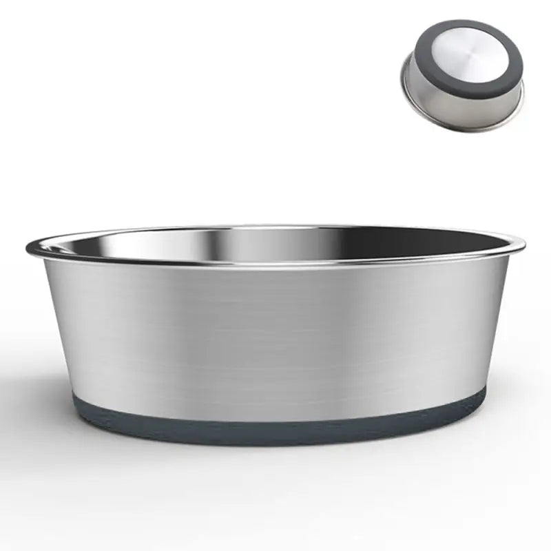 Gamelle pour chien en inox anti - dérapante colorée