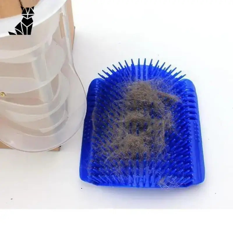 Brosse De Coin Auto-toilettage Pour Chat: Adieu Les Poils!