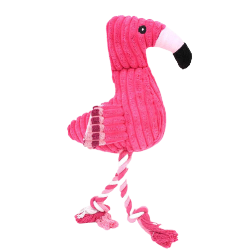 Peluche flammand rose pour chien Transparent Background