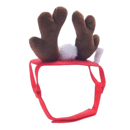 Chapeau pour Chien Cornes de Renne Transparent Background