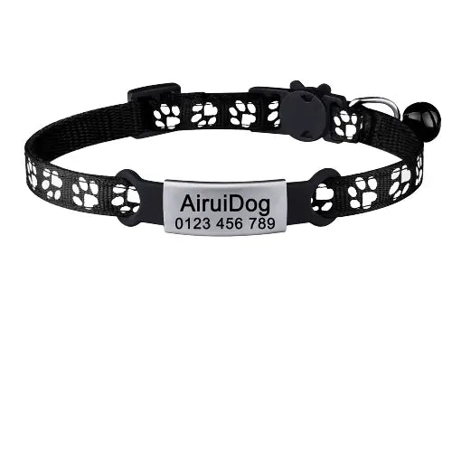 Collier avec identifiant pour chat anti - étranglement
