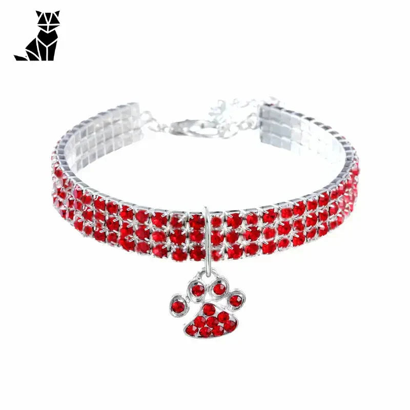 Collier pour chat avec diamants