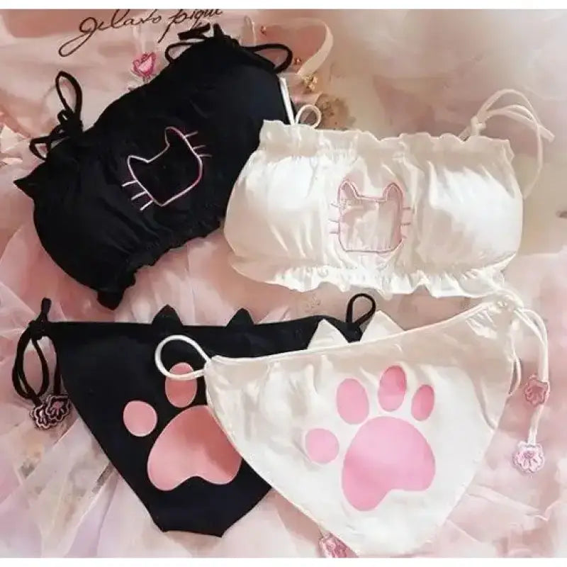 Ensemble Chat: Confort élégant Pour Femmes Félines à La Maison