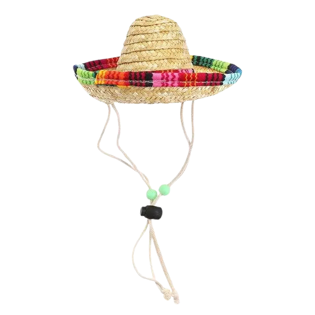 Chapeau pour Chien Sombrero Mexicain Transparent Background