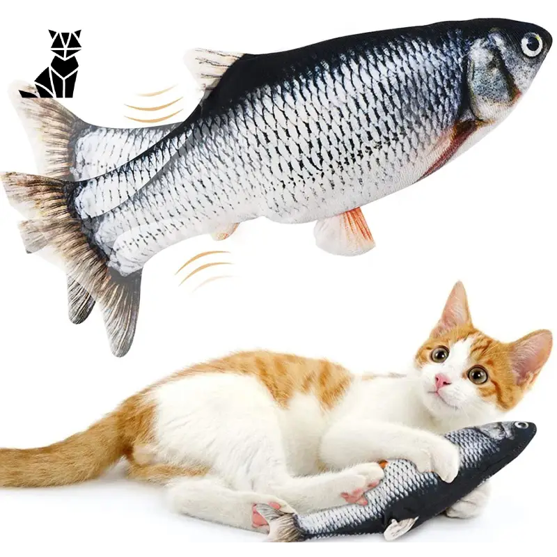 Jouet poisson interactif pour chat