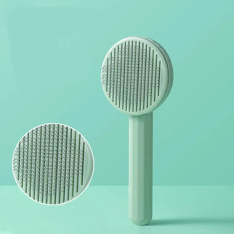 Peigne à chat - Conception ergonomique, outil de toilettage essentiel pour l’élimination des poils morts
