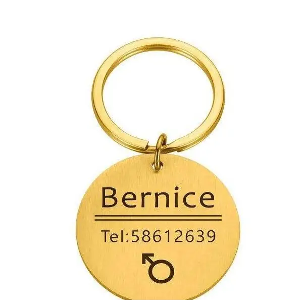 Médaille Personnalisable Pour Collier Chat Et Chien