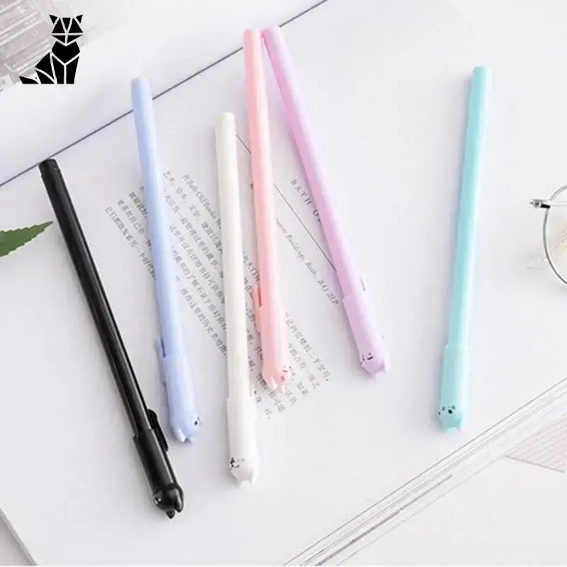 Stylo Petite Tête Chat Mignon Pour égayer Votre Bureau